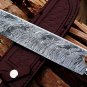 Brown Trout Chef Knife 13.5 Long 8.2 Blade 9.1 oz Sharp Hand Made Damascus Chef Knives
