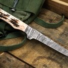 Colorado Snake 7.8 Inches Damascus Knife Damascus Fish Fillet Knife Utility Knife