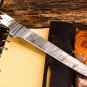 Colorado Snake 7.8 Inches Damascus Knife Damascus Fish Fillet Knife Utility Knife