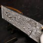 Bumble Bee Titanium Pocket Knife 7 in Long 3 in Blade 4.5 Ounce Damascus Pocket Knife