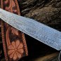 Azure Dragon Knife 16 Long 10.5 Blade 25.3 Ounce Damascus Fixed Blade Hunitng knife Damascus Steel
