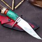 Green Lizard High End Handmade Forged Steel Knife Hunting Knife 6.2 inches Blade Made in USA
