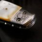 Pearl Shell 4 Inches Closed Blade Knife Damascus Folding Knife, Pocket Knife USA Made