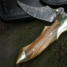 Peshkabz 9″ Long 4″ Blade 7.7 Ounce Damascus Pocket Knife Handmade Damascus Pocket Folding Knife