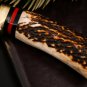 Banded Flying Snake Knife 12 in Long 7 in Blade 12 Ounce Damascus Hunting Fixed Blade