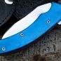 VG12 5″ Closed 4″Blade Pocket Knife Hunting Knife Titanium handle