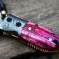 Fly 3.5â³ Long 1.5â³Bladeâ 2oz Damascus Neck Knives Handmade Damascus Pocket Folding Knife