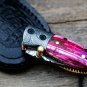 Fly 3.5â³ Long 1.5â³Bladeâ 2oz Damascus Neck Knives Handmade Damascus Pocket Folding Knife