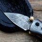 Fly 3.5â³ Long 1.5â³Bladeâ 2oz Damascus Neck Knives Handmade Damascus Pocket Folding Knife