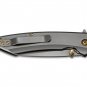 Pocket Knife 440A Stainless Steel Liner lock Flipper Cobalt