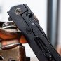 Pocket Knife D2 G10 Lucas Burnley Frame lock Flipper Kihon Assisted OD Green