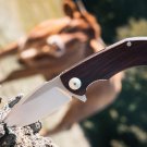 Pocket KnifeN678 Guayacan Wood Liner lock Flipper