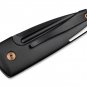 Pocket Knife 154CM Aluminum Darriel Caston Button Lock Push Button