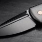 Pocket Knife 154CM Aluminum Darriel Caston Button Lock Push Button