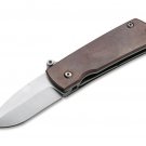 Pocket Knife D2 Copper Darriel Caston, Stan Mojzis Liner lock Flipper With Leather Sheath