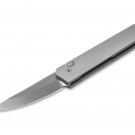 Pocket Knife 154CM Aluminum Lucas Burnley Push Button Push Button