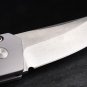 Pocket Knife 154CM Aluminum Lucas Burnley Push Button Push Button
