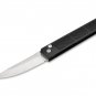Pocket Knife D2 Aluminum Lucas Burnley Button Lock Push Button