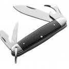 Pocket Knife Rose wood Nail Nick With Leather Sheath