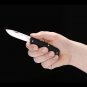 Pocket Knife 12 C27 G10 Slip joint Nail Nick With Leather Sheath