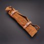 Handmade Damascus Chef set Of 5pc Forjing Fixed Blade With Leather,Damascus Knife Set,Chef Knife