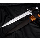 15 inches Blade Hand forged Pippin Dagger-Handmade mini sword-Forged-leaf spring-Tempered Sharpen