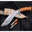 Hand forged kukri knife- 8 Inches Blade kukri/ khukuri- 5160 leaf spring of truck Balance water