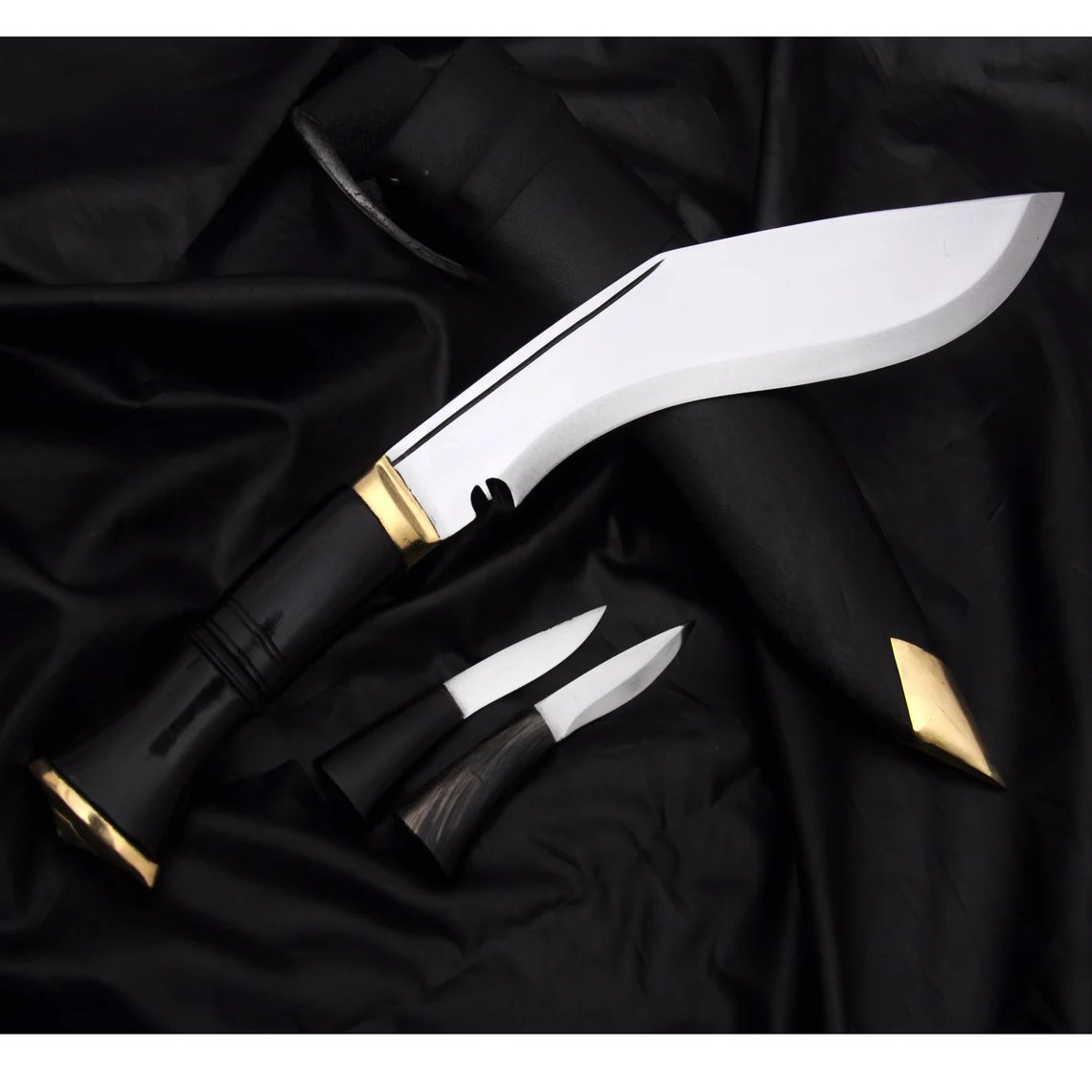 Nepal Army khukuri knife-official issue kukri-polished-Standard issue-Free personalization-Handmade