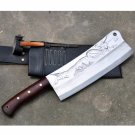 10 inches Long Blade heavy Cleaver-butcher cleaver-working cleaver-3.5 inches wide-5160 leaf