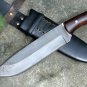Personalized Hand Crafted Bowie knife- 9 inches long fix Blade Camping knife-Tempered-Sharpen