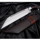 Seax Cleaver-16 inches Blade Seax Cleaver -Working Seax cleaver-Viking Cleaver-5160 leaf spring