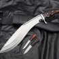 Hand forged kukri knife-12 inches Blade prince kukri- 5160 leaf spring of truck- Balance water