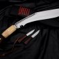 13 inches Blade Hand forged kukri-khukuri-Handmade kukri knife-Full tang-leaf spring of truck