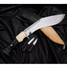 Hand forged kukri knife 10 Inches Blade kukri machete leaf spring of truck Balance water tempered