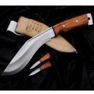 8 inches Blade hand forged khukuri-5 inches Handle-Full tang-Double Layer Blade-Sharpen-Tempered