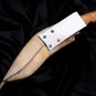 8 inches Blade hand forged khukuri-Gripper Handle-Full tang-Double Layer Blade-Sharpen-Tempered
