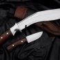 Hand forged kukri knife 12 inches Blade Everest kukri 5160 leaf spring truck Balance water tempered
