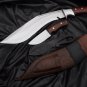 Hand forged kukri knife 12 inches Blade Everest kukri 5160 leaf spring truck Balance water tempered