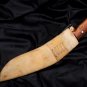 Personalized Hand forged kukri knife- 11 inches Blade made of 5160 leaf spring of truck