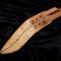 Personalized Hand forged kukri knife- 11 inches Blade made of 5160 leaf spring of truck