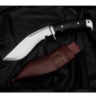 Hand forged kukri knife-5 inches Blade khukuri Crafted Leaf spring of truck-Carbon steel-Tempered