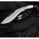 13 inches Blade Handmade kukri-khukuri-Handmade kukri knife-Full tang-leaf spring of truck-Tempered