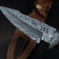 Smiths Blade Custom Hand Made Damascus Steel Hand Forged Fantasy Full Tang knife Rose Wood Handle