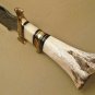 Custom Handmade Camel Bone HUNTING KNIFE With Best Quality Leather Sheath Personalized Gift For Him