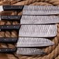 Handmade Damascus Steel Chef Knives Set Chef set Gift for Chef Kitchen set Husband gift Wedding gift