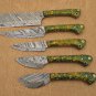 Handmade Top quality Damascus steel Kitchen & dinner Gift chef set Housewarming gift Wedding gift