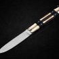 Personalized D2 TOOL STEEL ORIGINA Folding Knife World Class Knives With Leather Sheath