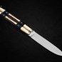 Personalized D2 TOOL STEEL ORIGINA Folding Knife World Class Knives With Leather Sheath