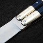 Personalized Custom D2 TOOL STEEL ORIGINAL Folding Knife World class Knives With Leather Sheath