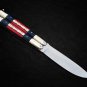 Personalized Custom D2 TOOL STEEL ORIGINAL Folding Knife World class Knives With Leather Sheath